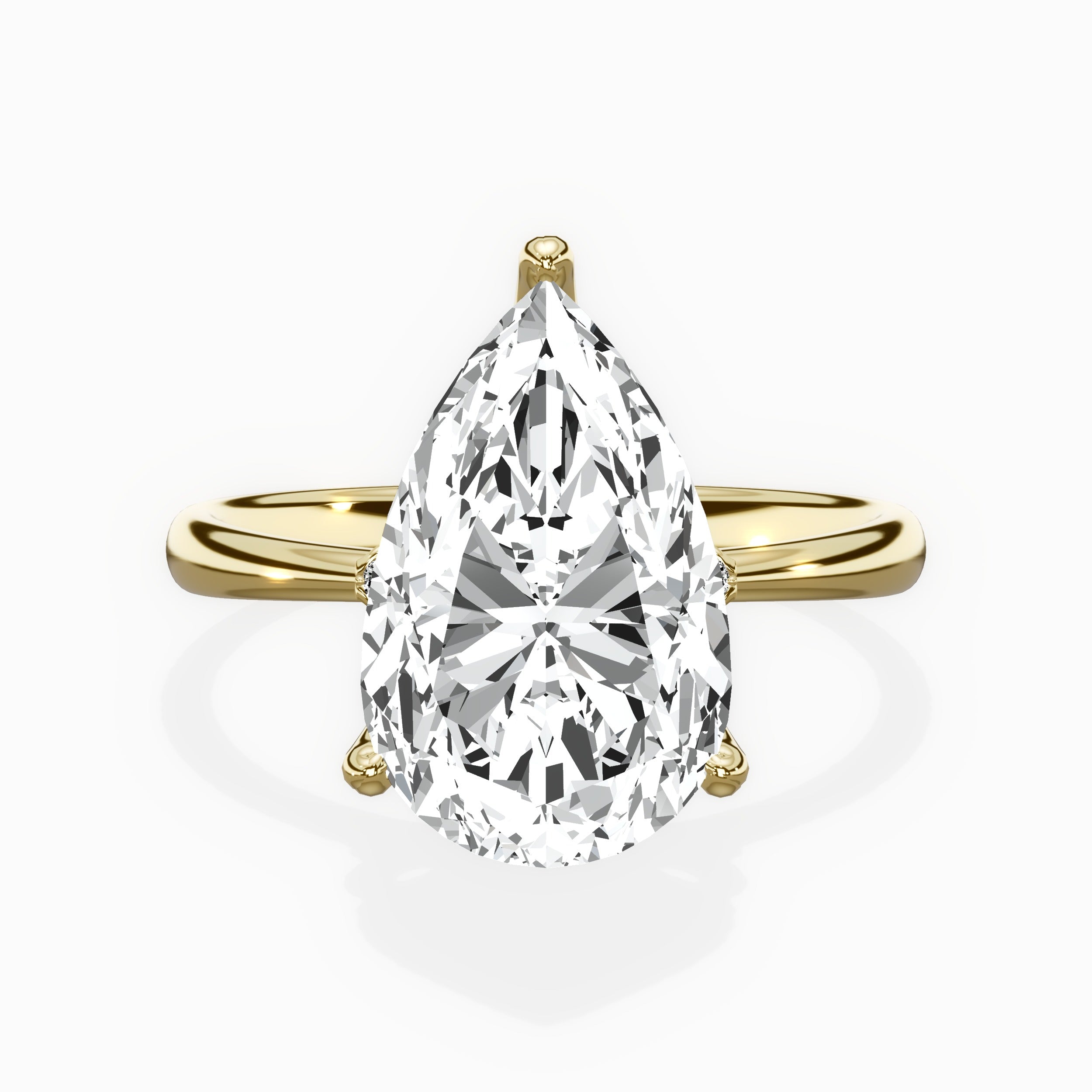 European Solitaire Engagement Ring