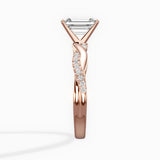 Intertwined Solitaire Engagement Ring
