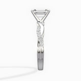 Intertwined Solitaire Engagement Ring