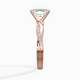 Intertwined Solitaire Engagement Ring