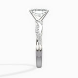 Intertwined Solitaire Engagement Ring