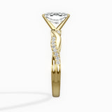 Intertwined Solitaire Engagement Ring
