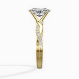 Intertwined Solitaire Engagement Ring