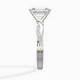 Intertwined Solitaire Engagement Ring