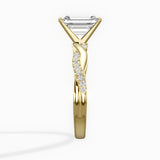 Intertwined Solitaire Engagement Ring