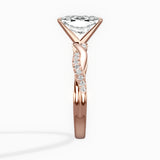 Intertwined Solitaire Engagement Ring