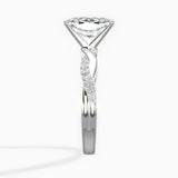 Intertwined Solitaire Engagement Ring