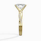 Intertwined Solitaire Engagement Ring