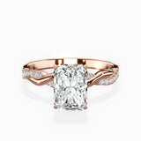 Intertwined Solitaire Engagement Ring
