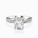 Intertwined Solitaire Engagement Ring