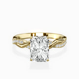 Intertwined Solitaire Engagement Ring