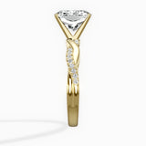 Intertwined Solitaire Engagement Ring