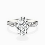 Intertwined Solitaire Engagement Ring