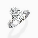 Intertwined Solitaire Engagement Ring