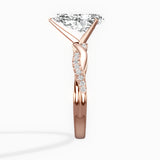 Intertwined Solitaire Engagement Ring