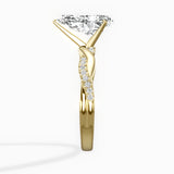 Intertwined Solitaire Engagement Ring