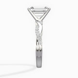 Intertwined Solitaire Engagement Ring