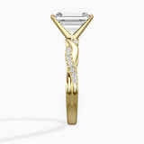 Intertwined Solitaire Engagement Ring