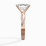 Intertwined Solitaire Engagement Ring