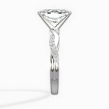 Intertwined Solitaire Engagement Ring