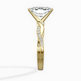 Intertwined Solitaire Engagement Ring