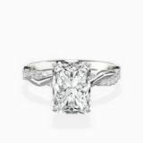 Intertwined Solitaire Engagement Ring