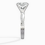 Intertwined Solitaire Engagement Ring