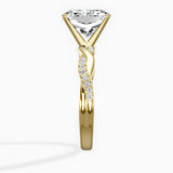 Intertwined Solitaire Engagement Ring