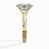 Intertwined Solitaire Engagement Ring