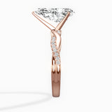 Intertwined Solitaire Engagement Ring