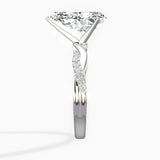 Intertwined Solitaire Engagement Ring