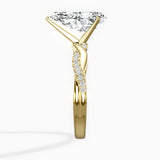 Intertwined Solitaire Engagement Ring