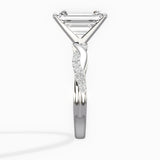 Intertwined Solitaire Engagement Ring