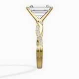 Intertwined Solitaire Engagement Ring