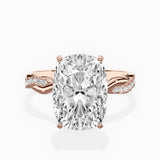 Intertwined Solitaire Engagement Ring