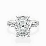 Intertwined Solitaire Engagement Ring