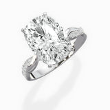 Intertwined Solitaire Engagement Ring