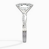 Intertwined Solitaire Engagement Ring