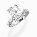 Intertwined Solitaire Engagement Ring