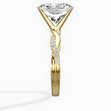 Intertwined Solitaire Engagement Ring