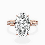 Intertwined Solitaire Engagement Ring