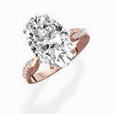 Intertwined Solitaire Engagement Ring