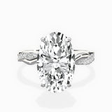 Intertwined Solitaire Engagement Ring