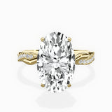 Intertwined Solitaire Engagement Ring