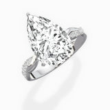 Intertwined Solitaire Engagement Ring