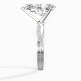 Intertwined Solitaire Engagement Ring