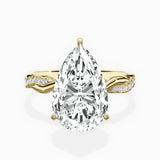 Intertwined Solitaire Engagement Ring