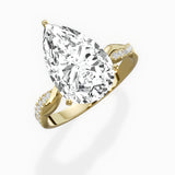 Intertwined Solitaire Engagement Ring