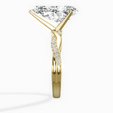 Intertwined Solitaire Engagement Ring