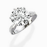 Intertwined Solitaire Engagement Ring